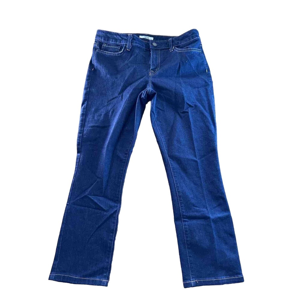 Women's Size 10 Tommy Hilfiger Crop Egouree‎ Jeans Blue Denim